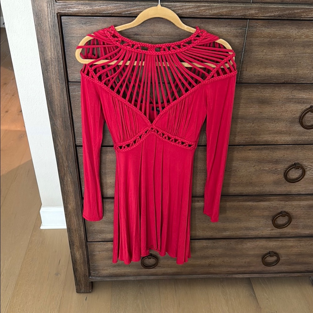 Stunning Red Cutout Dress